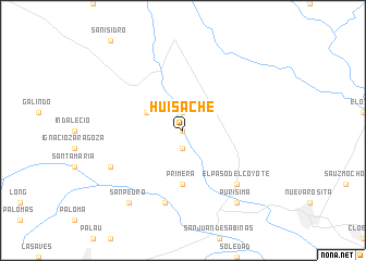 map of Huisache