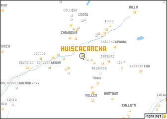 map of Huiscacancha