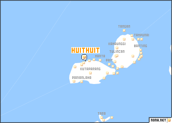 map of Huit-Huit