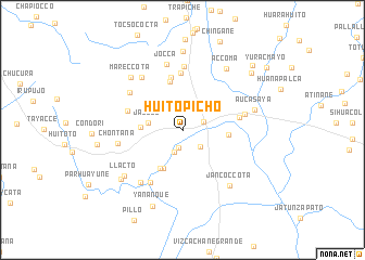 map of Huitopicho