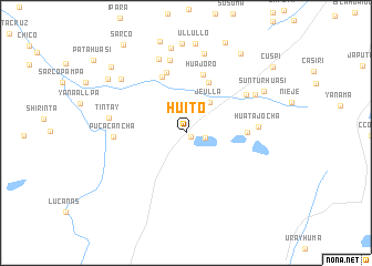 map of Huito