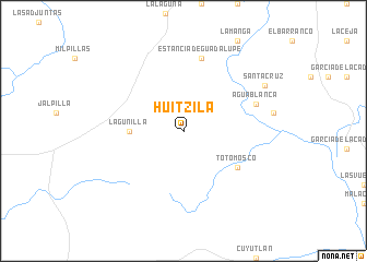 map of Huitzila