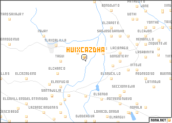 map of Huixcazdhá