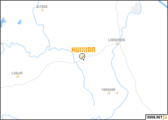 map of Huixian