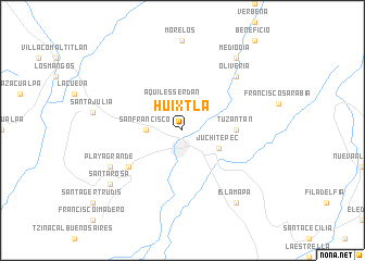 map of Huixtla