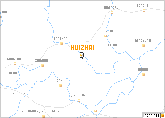 map of Huizhai