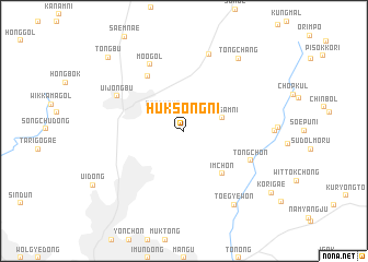 map of Hŭksŏng-ni