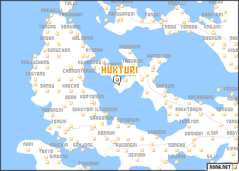 map of Hŭktu-ri