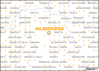 map of Huladankanda