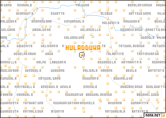 map of Huladduwa