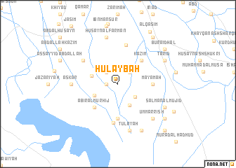 map of Ḩulaybah