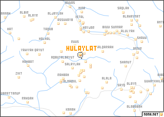 map of Hulaylāt