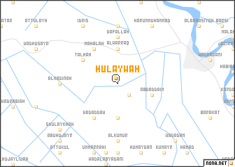 map of Ḩulaywah