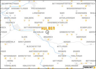 map of Hülben