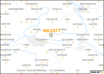 map of Hulcott