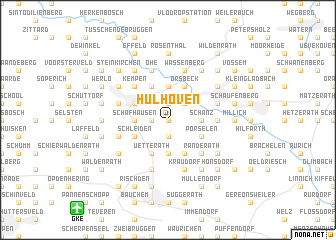 map of Hülhoven