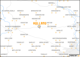 map of Hulland