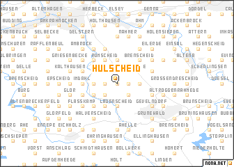 map of Hülscheid