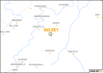 map of Hulsey