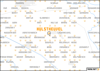 map of Hulstheuvel