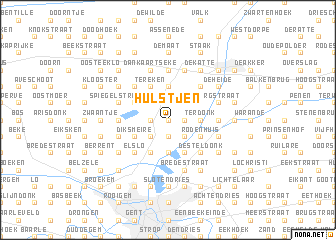 map of Hulstjen