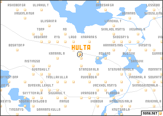 map of Hulta