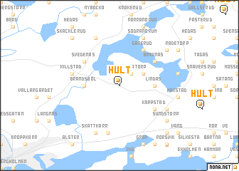 map of Hult