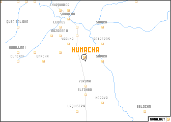 map of Humacha