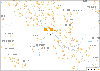 map of Humac