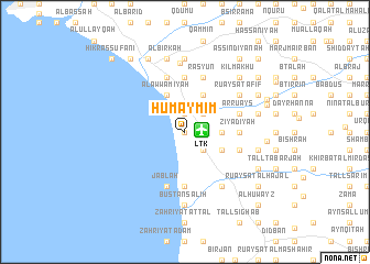 map of Ḩumaymīm