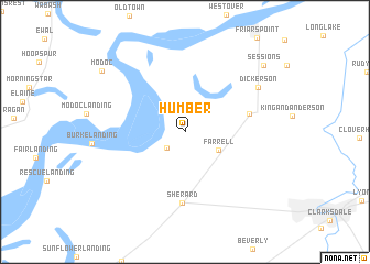 map of Humber