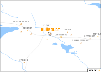 map of Humboldt