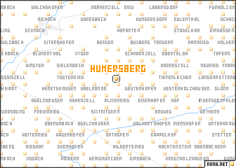 map of Humersberg