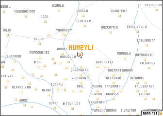 map of Hümeyli