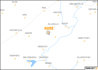 map of Hume
