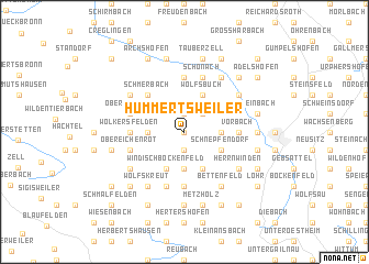 map of Hummertsweiler