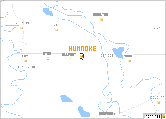 map of Humnoke