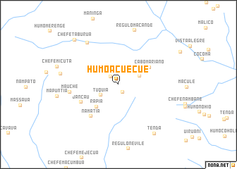 map of Humo Acuécuè