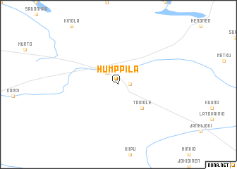 map of Humppila