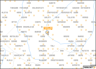 map of Humu