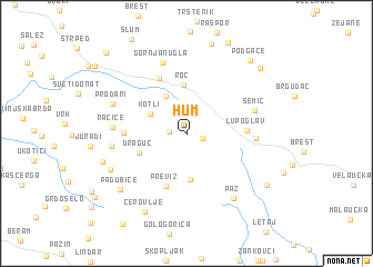 map of Hum