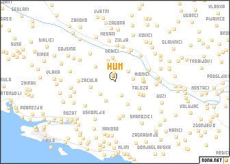 map of Hum