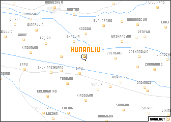 map of Hunanliu