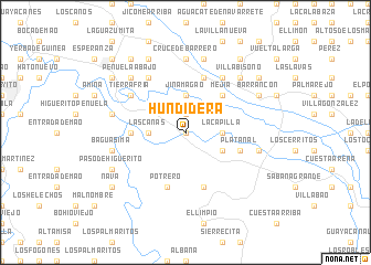 map of Hundidera