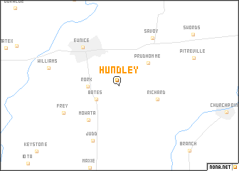 map of Hundley