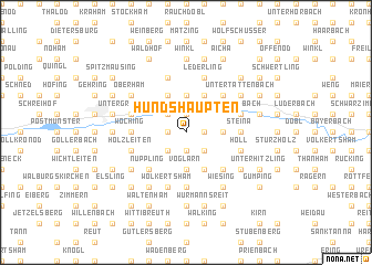 map of Hundshaupten