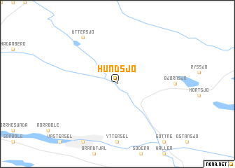 map of Hundsjö