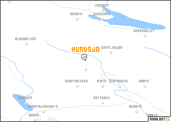 map of Hundsjö