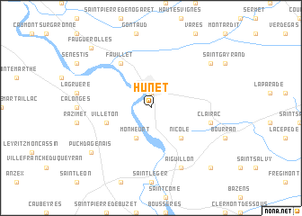 map of Hunet