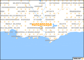 map of Hungangoda